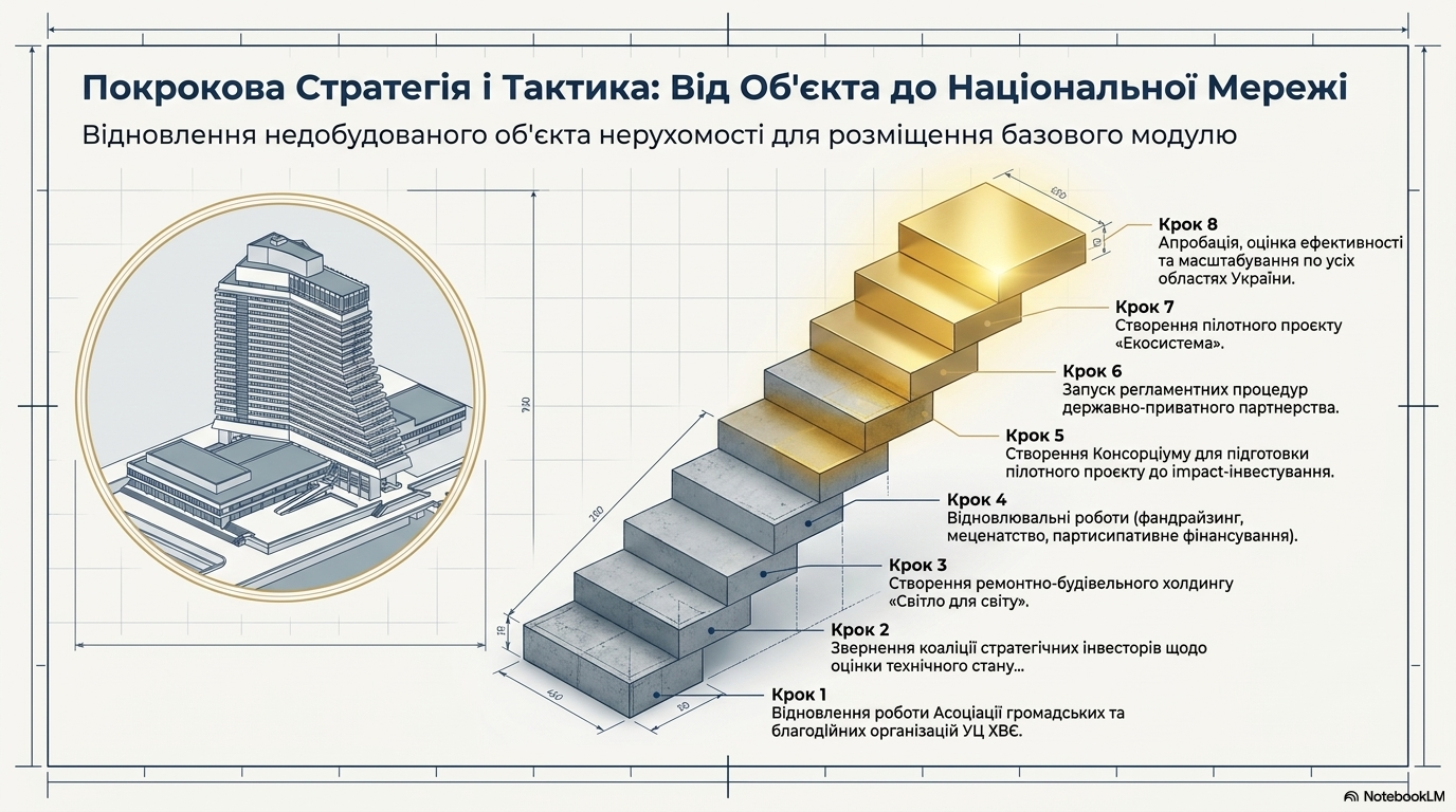 3D-графіка сходів із 8 кроків стратегії